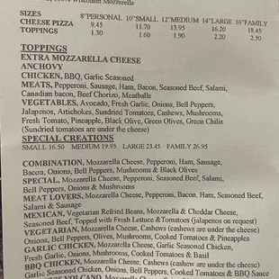 Menu 3/9/22