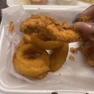Look at how thin and small this tender is. They used to be thick and long