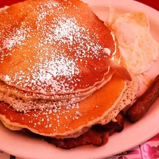 pancakes and bacon