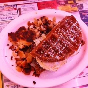 a plate of food