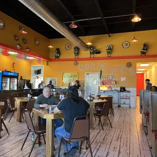 Very clean interior and ample seating