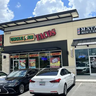 Signage and entrance