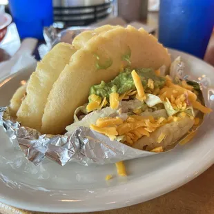 Bacon &amp; Egg Puffy Breakfast Tacos