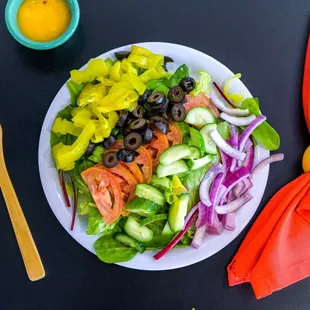 Garden Salad w Italian Dressing