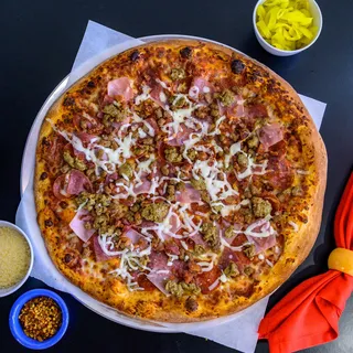 All Meats Pizza