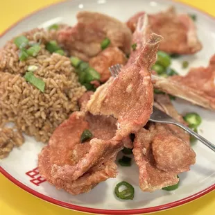 chicken wings and fried chicken, food