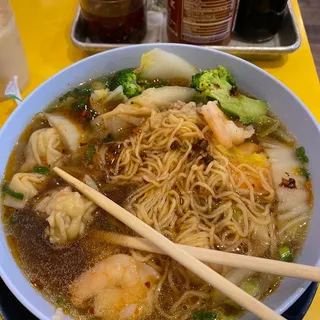 Shrimp Wonton Noodle Soup