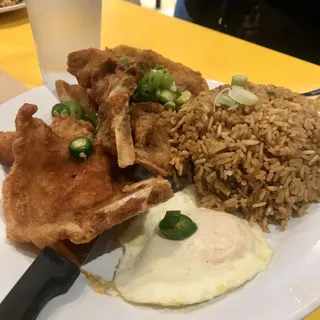 Spicy Pork Chops Lunch
