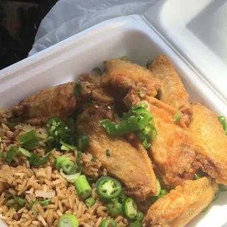 Spicy Chicken Wings Lunch