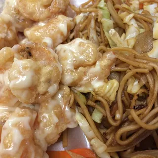 Honey Shrimp Lunch