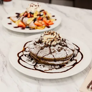 pancakes, food