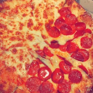 Half Cheese - Half Pepperoni