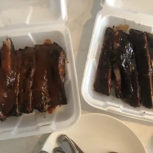 Half sweet, half mild ribs