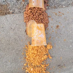 Just left right out front...