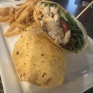 Bruschetta chicken wrap (monthly special)