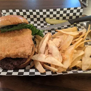 Cheese Plank Burger