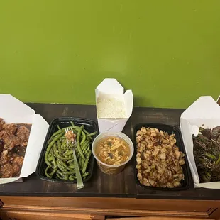 1. General Tso's Chicken  1. Sauteed String Beans 1. Hot and Sour Soup 10. Kung Pao Chicken 1. Mongolian Beef