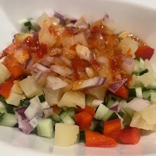 11. Cucumber Salad - would not get again. It's just chopped veggies with Mae ploy on top