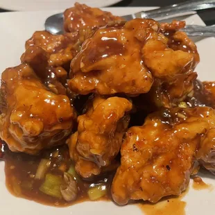 1. General Tso's Chicken 4.5/5 medium spice could have been spicier.
