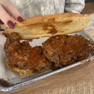 Hot Chicken Hoagie