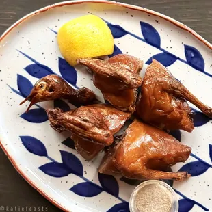 Fried pigeon