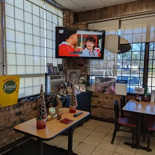 the inside of the restaurant