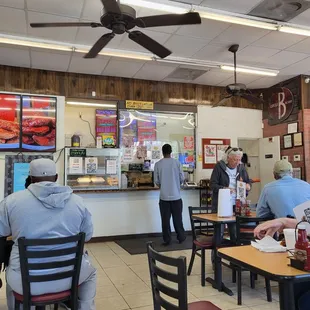 diners and customers