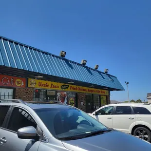 outside
