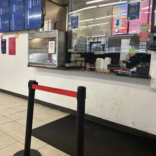 Payment and Pickup area...