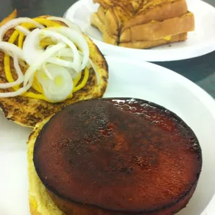 Fried Bologna Sandwich