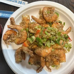 Salt and pepper shrimp.