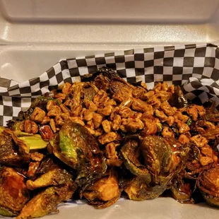Bourbon Brussel sprouts
