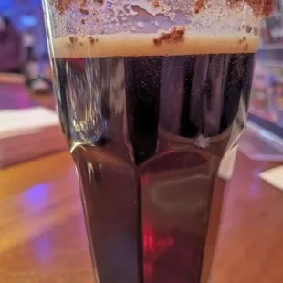 My wife's oatmeal cream pie with a cinnamon sugar rim.