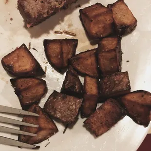 Red rose potatoes and &quot;medium rare&quot; steak...pfft
