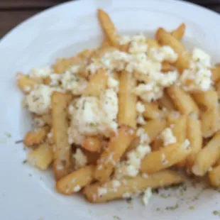 Feta cheese fries