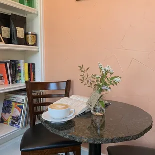 The cutest spot for 2 in the library