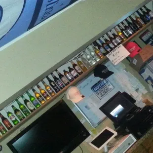 Adult beverages we offer