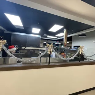 a view of the kitchen