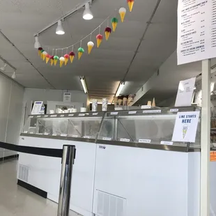 the inside of the store