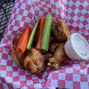 Parmesan garlic chicken wings