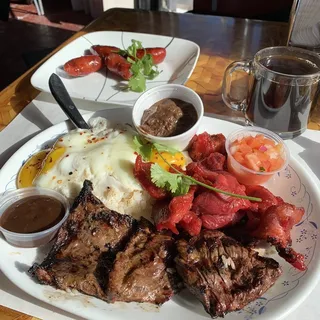 Tocino and Skirt Steak Combo