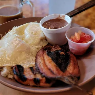 Pork Chop and Bangus Combo