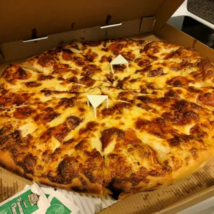 pizza the first time, good. second time not as good.