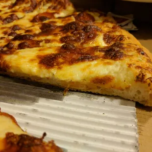 a slice of pizza