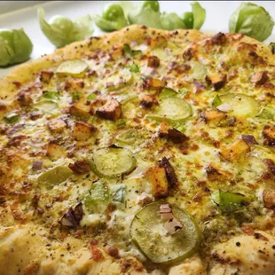 Tomotillo Pesto with chicken