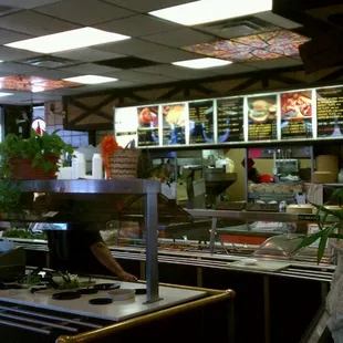sushi and sashimi, interior