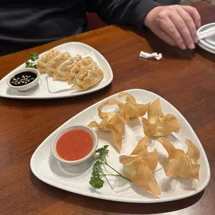 Crab Puff, Pot Stickers