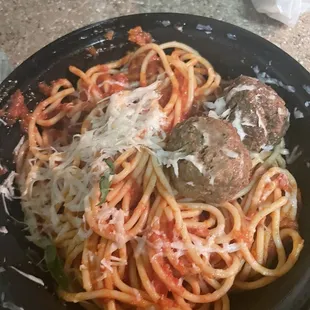 Spaghetti and Meatballs