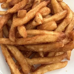 Fries - Crispy and very good for delivery , just a bit to salty .