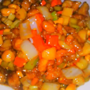 a plate of mixed vegetables